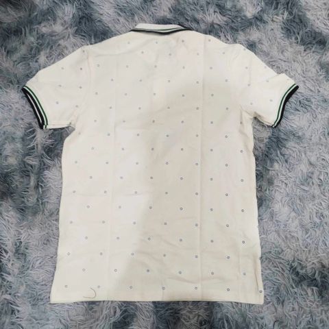 Áo Polo Thể Thao Nam Chấm Bi Trắng - Cổ Bẻ Thun Cotton Cao Cấp, Basic Cộc Tay, Thoải Mái Cho Mùa Hè