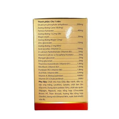 Viên Uống Hỗ Trợ Sức Khỏe Vitamin 15B With Ginseng - Bổ Sung Năng Lượng, Tăng Cường Đề Kháng, Hỗ Trợ Tiêu Hóa, Hộp 100 Viên