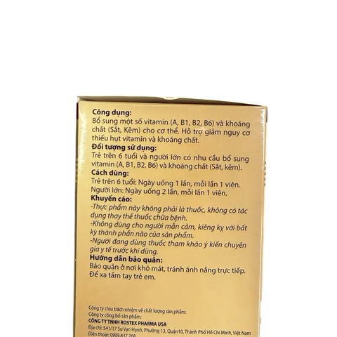 Viên Uống Hỗ Trợ Sức Khỏe Vitamin 15B With Ginseng - Bổ Sung Năng Lượng, Tăng Cường Đề Kháng, Hỗ Trợ Tiêu Hóa, Hộp 100 Viên