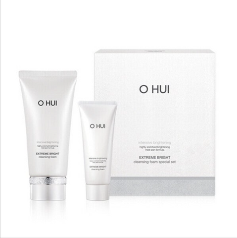 Sữa Rửa Mặt Ohui Extreme Bright 160ml + 100ml - Làm Sáng Da, Chống Kích Ứng, Phù Hợp Mọi Loại Da, Xuất Xứ Hàn Quốc