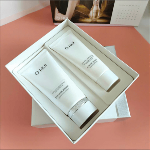 Sữa Rửa Mặt Ohui Extreme Bright 160ml + 100ml - Làm Sáng Da, Chống Kích Ứng, Phù Hợp Mọi Loại Da, Xuất Xứ Hàn Quốc