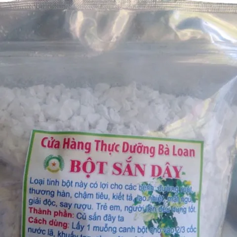 Bột sắn dây nguyên chất Thực Dưỡng Bà Loan 1kg - Thực phẩm dinh dưỡng an toàn cho sức khỏe, giàu chất xơ và vitamin C
