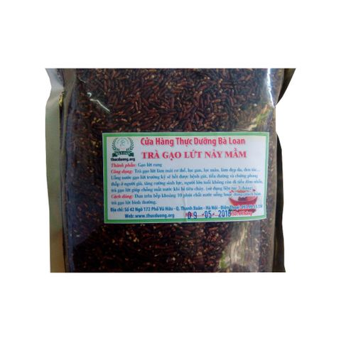 Trà Gạo Lứt Rang Tay Thực Dưỡng Bà Loan 2kg - Sản Phẩm Thiên Nhiên Giúp Tiêu Hóa, Kích Thích Thèm Ăn