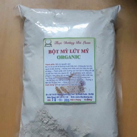Bột Mỳ Lứt Bà Loan 1kg - Chất Xơ Cao, Lý Tưởng cho Bánh Mì Nguyên Chất và Sức Khỏe, Giúp Kiểm Soát Cân Nặng