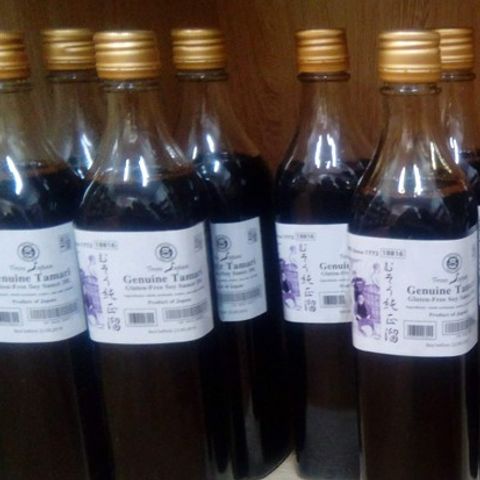 Tương Tamari Nhật Bản 500ml Bà Loan - Nước Tương Không Gluten, Thích Hợp Cho Sushi và Món Ăn Kiêng
