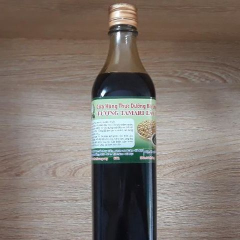 Tương Tamari Lâu Năm Bà Loan 500ml - Nước Chấm Nhật Bản Hữu Cơ Cho Món Ăn Đậm Đà, Không Gluten, Giàu Dưỡng Chất