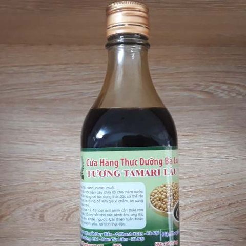 Tương Tamari Lâu Năm Bà Loan 500ml - Nước Chấm Nhật Bản Hữu Cơ Cho Món Ăn Đậm Đà, Không Gluten, Giàu Dưỡng Chất