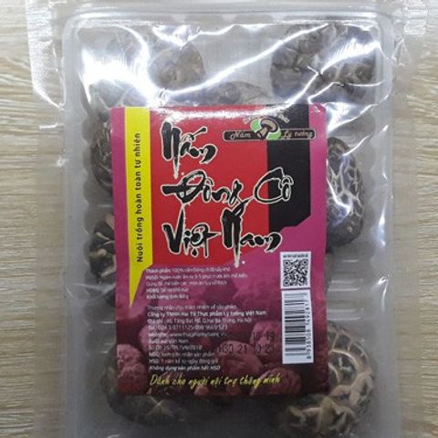 Nấm Đông Cô Khô 60g - Thực Dưỡng Bà Loan, Nguyên Chất, Sạch, Hỗ Trợ Sức Khỏe, Giao Hàng Toàn Quốc