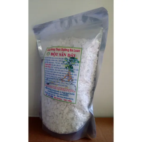 Bột Sắn Dây Nguyên Chất Bà Loan 1kg - Giải Khát Mát Lạnh, Tốt Cho Sức Khỏe, Thực Phẩm Hữu Cơ Cho Mùa Hè
