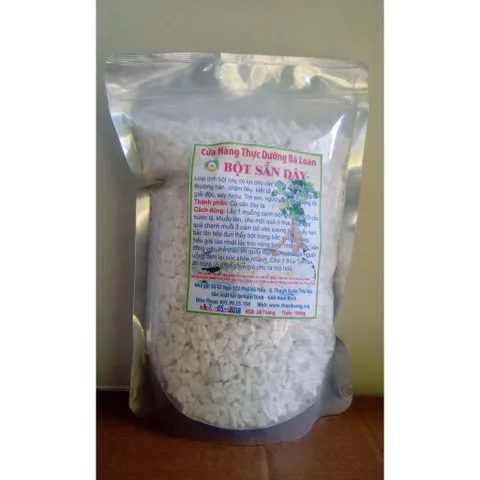 Bột Sắn Dây Nguyên Chất Bà Loan 1kg - Giải Khát Mát Lạnh, Tốt Cho Sức Khỏe, Thực Phẩm Hữu Cơ Cho Mùa Hè