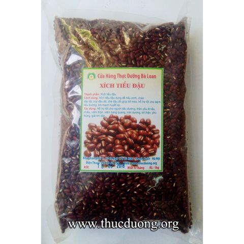 Xích Tiểu Đậu Bà Loan 1kg - Đậu Đỏ Tăng Cường Sức Khỏe, Chống Viêm, Giảm Cholesterol, Thực Phẩm Bổ Dưỡng Cho Thận