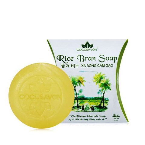 Xà Bông Cám Gạo 100g - Thực Dưỡng Bà Loan - Dưỡng Trắng Da, Kháng Viêm, Ngăn Ngừa Lão Hóa, Làm Trắng Tự Nhiên