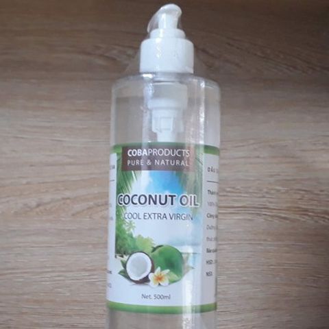 Dầu Dừa Nguyên Chất 500ml Cô Ba Thực Dưỡng Bà Loan - Dưỡng Da, Dưỡng Tóc, Chăm Sóc Cơ Thể Tự Nhiên