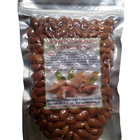 Hạt Hạnh Nhân Mỹ 500g - Thực Phẩm Bổ Dưỡng Giàu Dinh Dưỡng Cho Tim Mạch, Giảm Cân, Chống Oxi Hóa - Sản Phẩm Chất Lượng