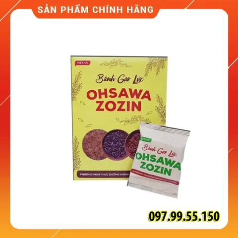 Bánh Gạo Lứt Mè Đen Zozin 125gr - Thực Phẩm An Toàn, Giàu Dinh Dưỡng - Hỗ Trợ Kiêng Ăn, Tốt Cho Người Tiểu Đường