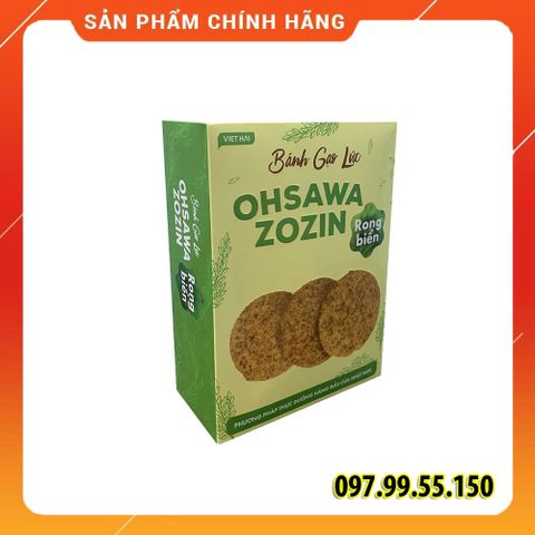 Bánh Gạo Lứt Mè Đen Zozin 125gr - Thực Phẩm An Toàn, Giàu Dinh Dưỡng - Hỗ Trợ Kiêng Ăn, Tốt Cho Người Tiểu Đường