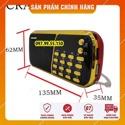 Đài Giảng Pháp Hơn 1000 Bài Nghe - Loa Thẻ Nhớ 8GB Tặng 3 Pin và Sạc - Thiết Bị Nghe Nhạc Thả Ga