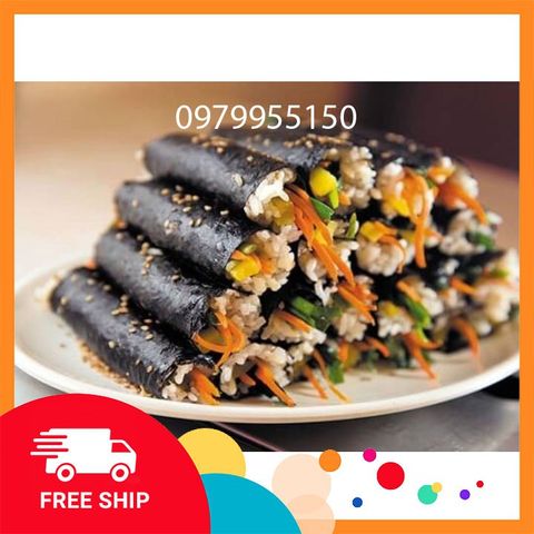 Rong Biển Cuộn Cơm 10 Lá Hàn Quốc Thực Dưỡng Bà Loan - Thực Phẩm Khô Sạch, Thực Đơn Healthy, Kimbap Ngon Miệng