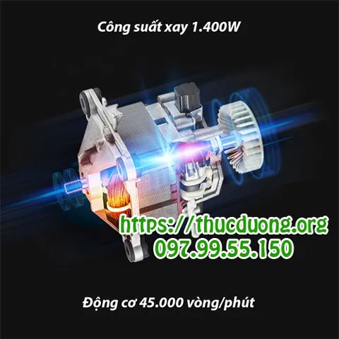 Máy làm sữa hạt cao cấp Hàn Quốc 2200w xay mịn mọi loại hạt