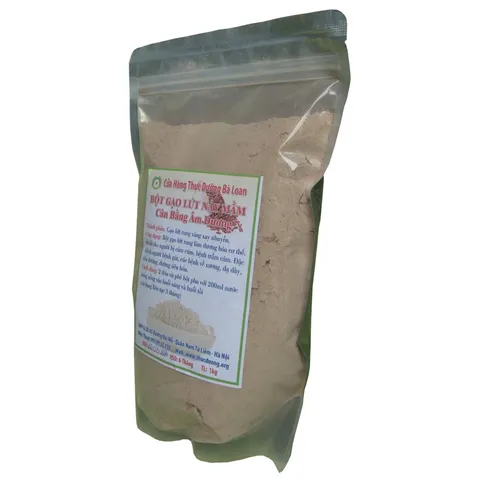 Bột Gạo Lứt Nảy Mầm Cân Bằng Âm Dương 1kg - Hỗ Trợ Giảm Cân, Bảo Vệ Dạ Dày và Tăng Cường Sức Khỏe
