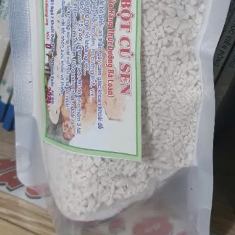 Tinh Bột Củ Sen 200g B.Ổ PH.ỔI - Thực Phẩm Khô Nguyên Chất Tốt Cho Sức Khỏe, Dinh Dưỡng Tiện Lợi Cho Mọi Gia Đình