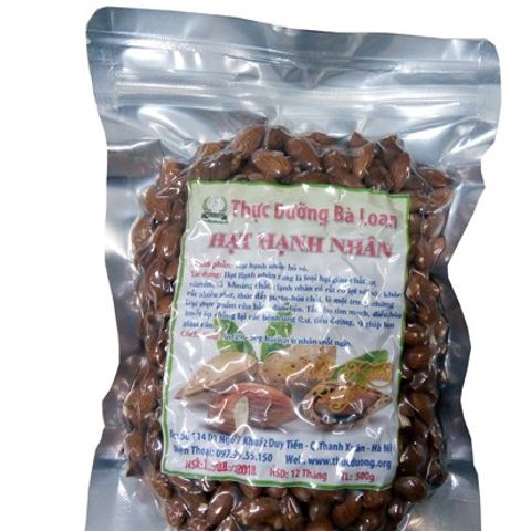 Hạnh Nhân Sống 500g - Thực Phẩm Dinh Dưỡng Bà Loan, Nguyên Chất Mỹ, Giúp Khỏe Tim, Tốt Cho Não Bộ, Kiểm Soát Đường Huyết