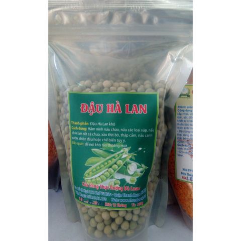 Đậu Hà Lan Hữu Cơ 500g - Dinh Dưỡng Tốt Cho Sức Khỏe, Ngăn Ngừa Ung Thư, Thực Phẩm Bảo Vệ Môi Trường