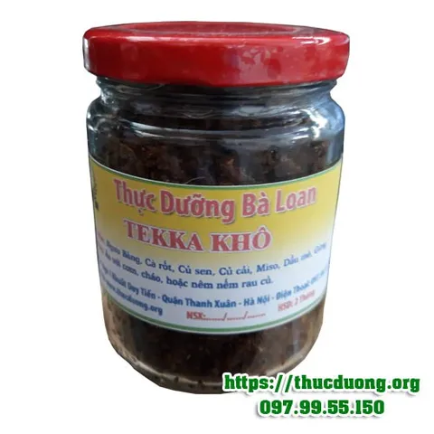 Tekka khô lọ 100g Thực Dưỡng Bà Loan