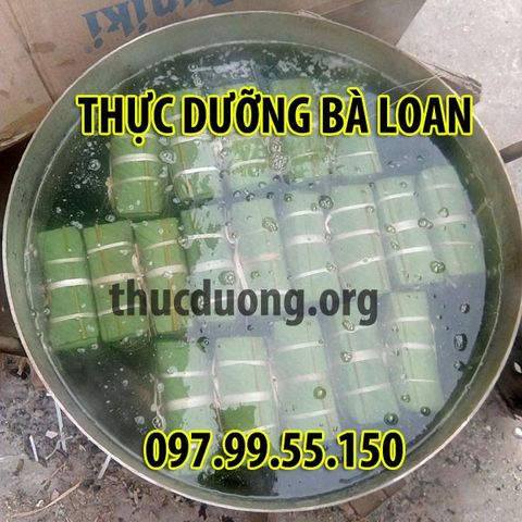 Bánh chưng chay gạo lứt 1kg Thực Dưỡng Bà Loan