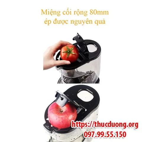 Máy Ép Chậm Gertech GT-001 - Ép Trái Cây, Rau Củ Tươi Nguyên Chất, Bảo Toàn Dinh Dưỡng - Thiết Kế Nhỏ Gọn, Vận Hành Êm Ái