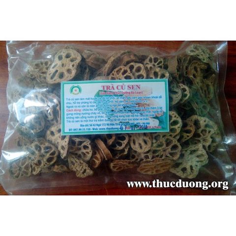 Trà Củ Sen Phơi Khô 200g Bà Loan - Thức Uống Bổ Dưỡng Tốt Cho Phổi, Thơm Ngon và Dễ Chế Biến