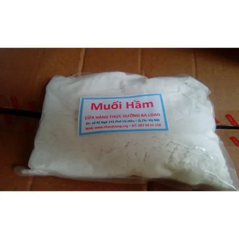 Muối Hầm Bà Loan 1kg - Gia Vị Dinh Dưỡng, Tự Nhiên, Hỗ Trợ Nấu Ăn Dưỡng Sinh, An Toàn Cho Sức Khỏe