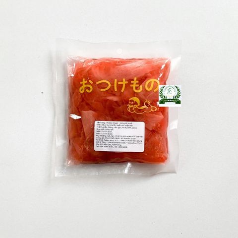 Gừng Hồng Nhật Bản Amazu Shogar 100gr - Gari truyền thống kèm sushi, mang hương vị độc đáo và mới lạ cho bữa ăn Nhật Bản.