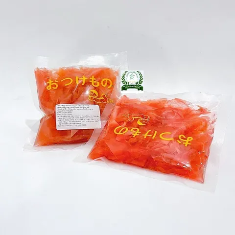 Gừng Hồng Nhật Bản Amazu Shogar 100gr - Gari truyền thống kèm sushi, mang hương vị độc đáo và mới lạ cho bữa ăn Nhật Bản.
