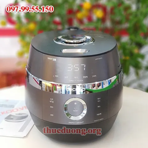 Nồi cơm điện cao tần Cuckoo nấu cơm gạo lứt thơm ngon CRP-JHR1060FD 1.8L