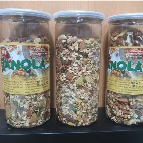 Hạt Ngũ Cốc Giảm Cân Granola 500g Thực Dưỡng Bà Loan - Bữa Sáng Dinh Dưỡng Ngon Miệng, Thân Thiện Với Sức Khỏe