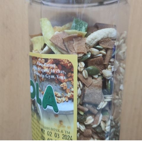 Hạt Ngũ Cốc Giảm Cân Granola 500g Thực Dưỡng Bà Loan - Bữa Sáng Dinh Dưỡng Ngon Miệng, Thân Thiện Với Sức Khỏe