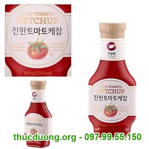 Tương cà chua Hàn Quốc Daesang 300g (RICH TOMATO KETCHUP) Bà Loan