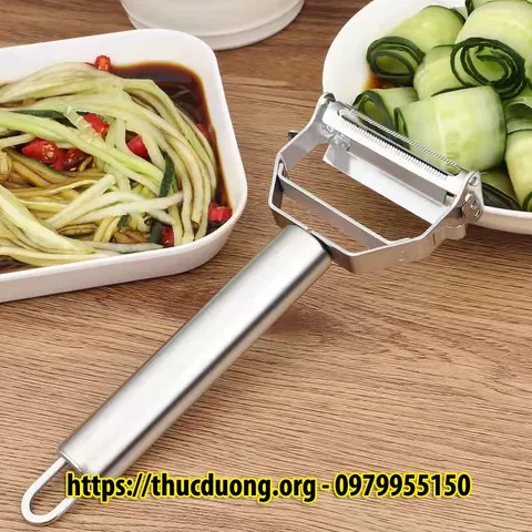 [Hot Hot Hot] Dao gọt vỏ bào sợi rau củ quả đa năng bằng Inox