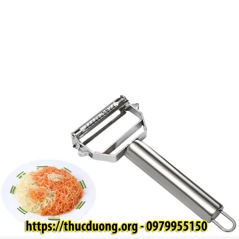 [Hot Hot Hot] Dao gọt vỏ bào sợi rau củ quả đa năng bằng Inox