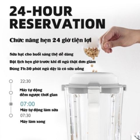Máy Làm Sữa Hạt Đa Năng GT686 - Tặng 500g Hạt Điều & FREESHIP, Sữa Hạt Tươi Ngon Cho Gia Đình, Đơn Giản & Tiện Lợi