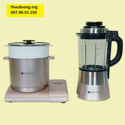 Máy Xay Nấu Sữa Hạt Độ Ồn Thấp Kết Hợp Nồi Nấu GERTECH-006