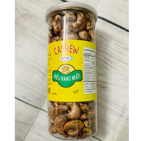 Hạt Điều Nguyên Hạt Vỏ Lụa Rang Muối 500g - Thực Dưỡng Bà Loan, Hương Vị Độc Đáo Chất Lượng Từ Bình Phước