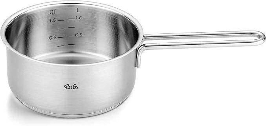 Bộ Nồi Inox Fissler Pure Profi 5 Món - Bao Gồm 3 Xoong và 1 Nồi Hầm, Tặng Kèm Chai Tẩy Inox chất lượng cao từ Đức