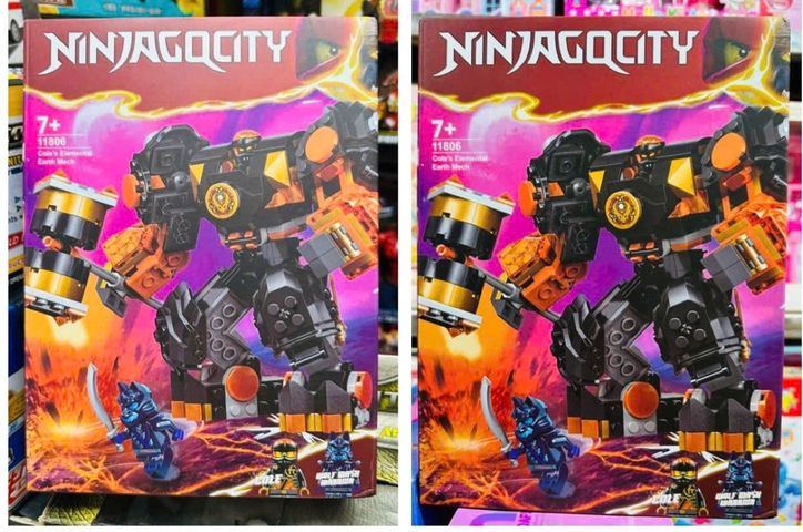 Đồ chơi lắp ráp Ninjago city 11806 chiến giáp của Cole nguyên tố trái đất Cole's Elemental Earth Mech