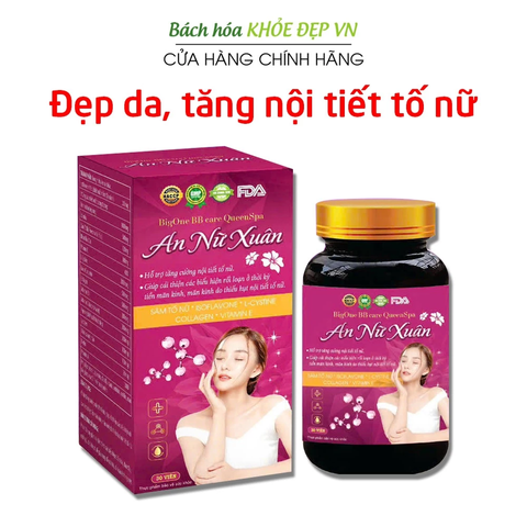 An Nữ Xuân giúp làm đẹp da, tăng cường nội tiết tố nữ, ổn định kinh nguyệt - 30 viên 277044