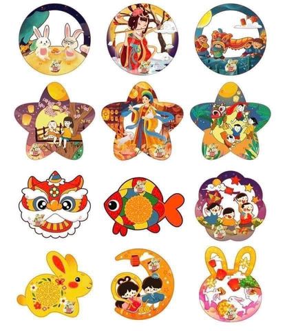 Lồng Đèn Trung Thu Gỗ Tự Tô Màu Cho Bé – Đèn Gỗ Tự Lắp Ráp, Tô Màu Sáng Tạo - Đồ chơi thủ công cho bé