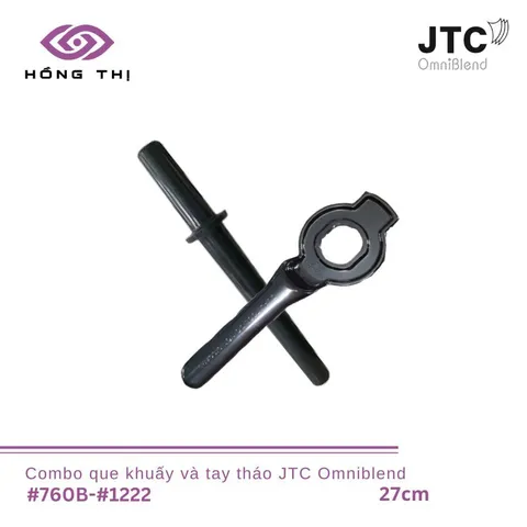 Combo Que Khuấy 27cm & Tay Tháo Lưỡi Dao Máy Xay Công Nghiệp JTC Omniblend - Phụ Kiện Bếp Chất Lượng Nhập Khẩu Chính Hãng
