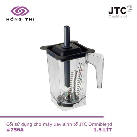Nắp Cối Máy Xay Sinh Tố JTC Omniblend 1.5 Lít - Nhựa Polycarbonate Chính Hãng, Bảo Vệ An Toàn cho Thực Phẩm