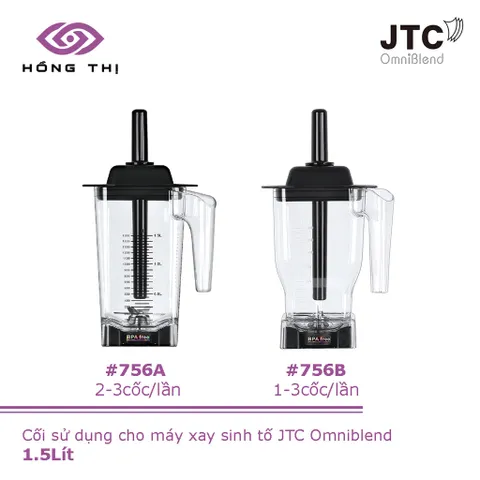 Lưỡi dao máy xay sinh tố JTC OmniBlend bằng thép không gỉ lưỡi dao 6 cánh - Nhập khẩu chính hãng